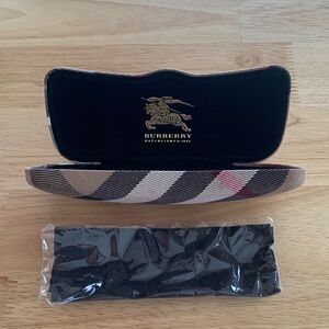 Burberry Sunglasses Case & Cloth